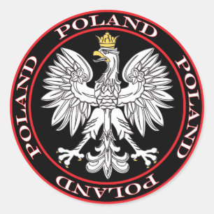 Sticker Rond Aigle polaire