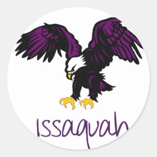 Sticker Rond Aigles d'Issaquah