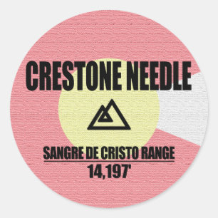 Sticker Rond Aiguille de Crestone