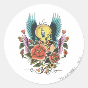 Sticker Rond Ailes bleues TWEETY™