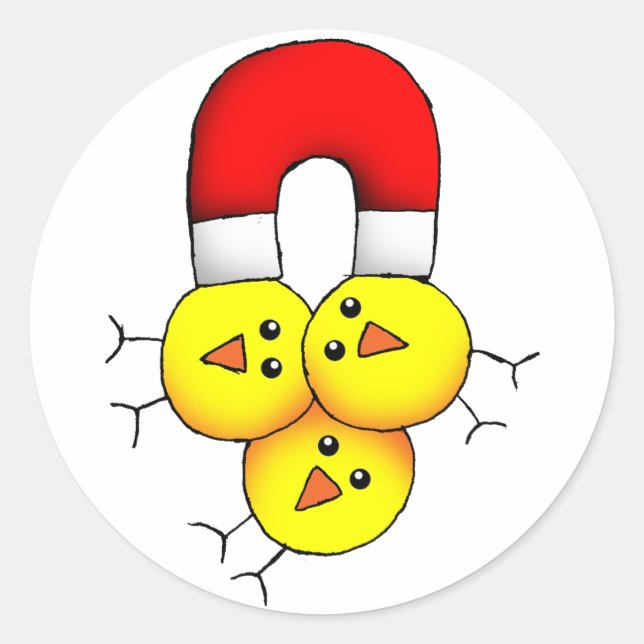 Sticker Rond Aimant (Devant)
