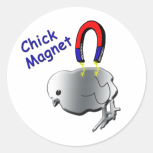 Sticker Rond Aimant