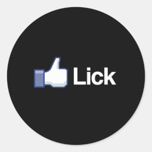 STICKER ROND AIME LÉCHER