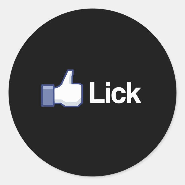 STICKER ROND AIME LÉCHER (Devant)