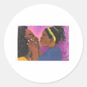 Sticker Rond Aimez-vous maman