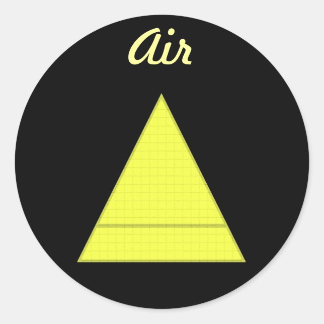Sticker Rond Air (Devant)