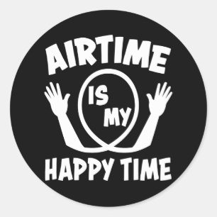 Sticker Rond Airtime Roller Dessous de verre Parc d'attractions