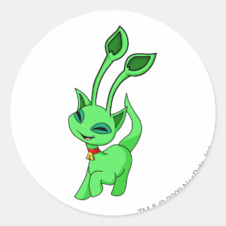 Sticker Rond Aisha Green