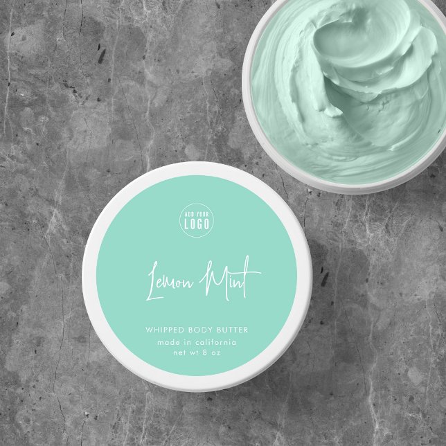 Sticker Rond Ajouter un script de logo personnalisé couleur min (Créateur téléchargé)