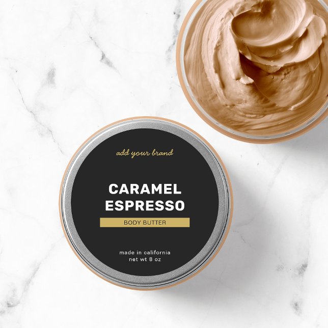 Sticker Rond Ajouter une marque entièrement personnalisée Coule (Créateur téléchargé)