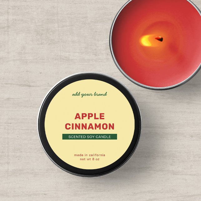 Sticker Rond Ajouter une marque entièrement personnalisée Coule (Créateur téléchargé)