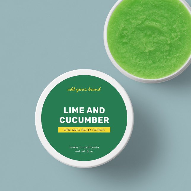 Sticker Rond Ajouter une marque entièrement personnalisée Coule (Créateur téléchargé)