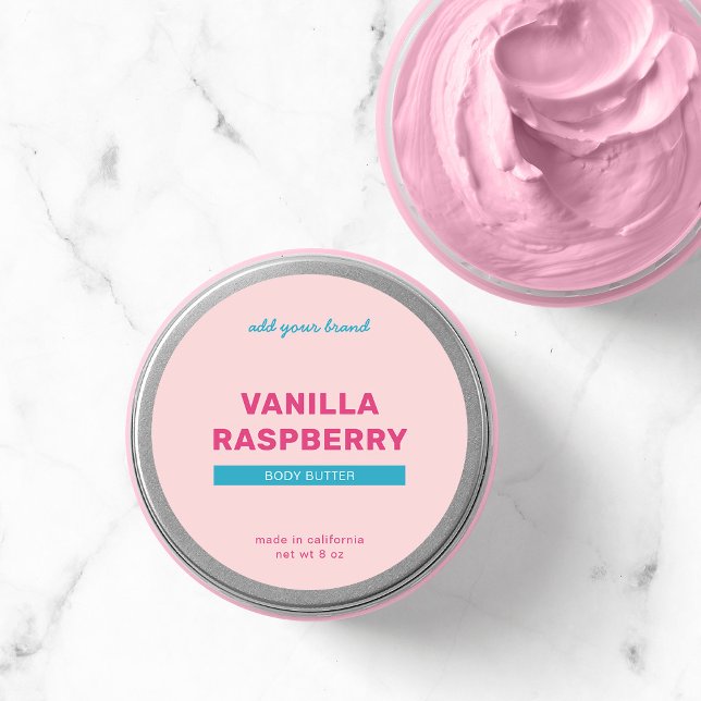 Sticker Rond Ajouter une marque entièrement personnalisée Coule (Créateur téléchargé)