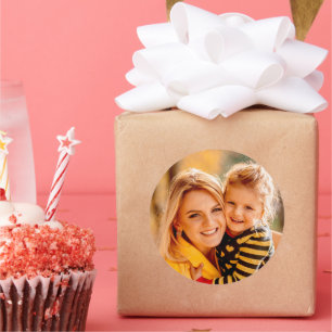 Sticker Rond Ajouter votre propre photo