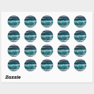 Sticker Rond Ajoutez Votre Propre Photo Personnalisée