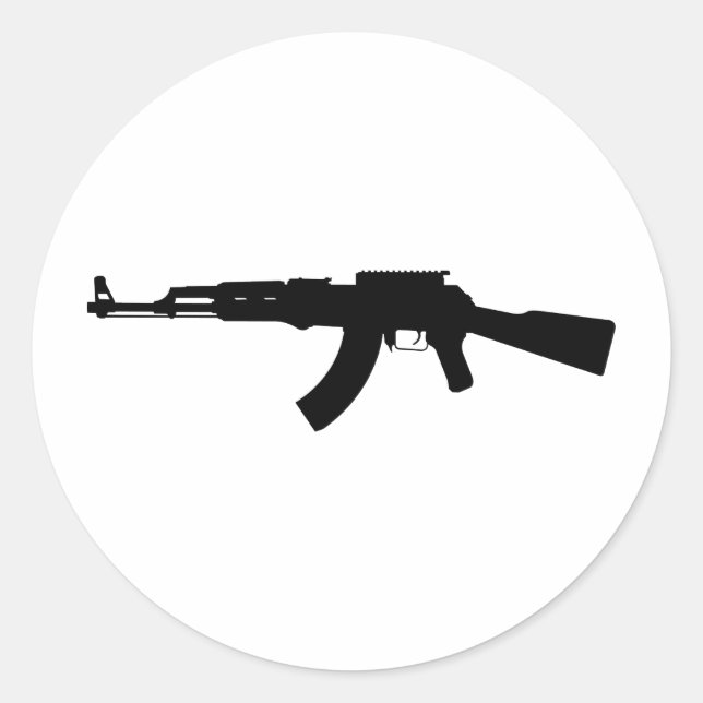 Sticker Rond ak47 (Devant)