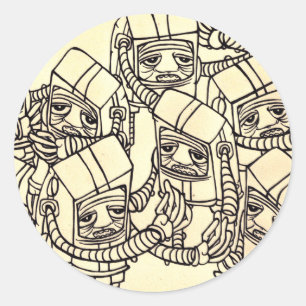 STICKER ROND AKAYO1