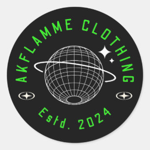 Sticker Rond Akflamme.co