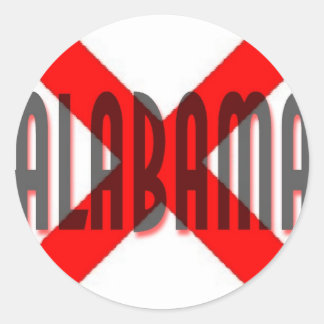 Sticker Rond Alabama