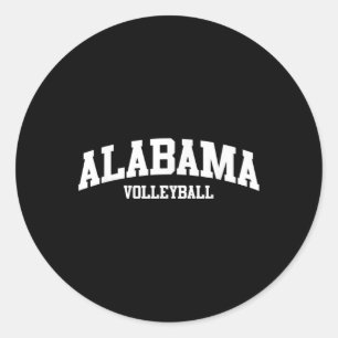 Sticker Rond Alabama Volleyball Alabama State Home