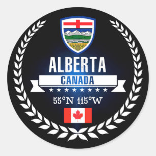 Sticker Rond Alberta