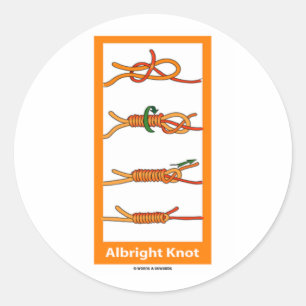 Sticker Rond Albright Knot