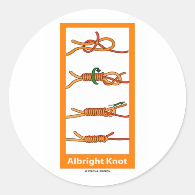 Sticker Rond Albright Knot (Devant)