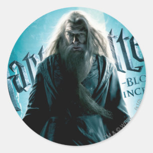 Sticker Rond Albus Dumbledore HPE6 1