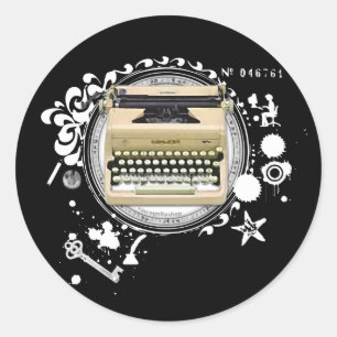 Sticker Rond Alchimie de l'écriture