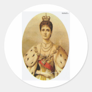 Sticker Rond Alexandrea De Russie Cadeaux et Cartes de Citation