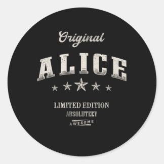 Sticker Rond Alice