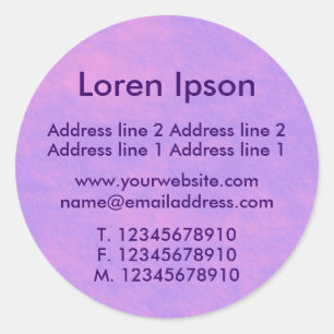 Sticker Rond Alien Sky Entreprise / Profil