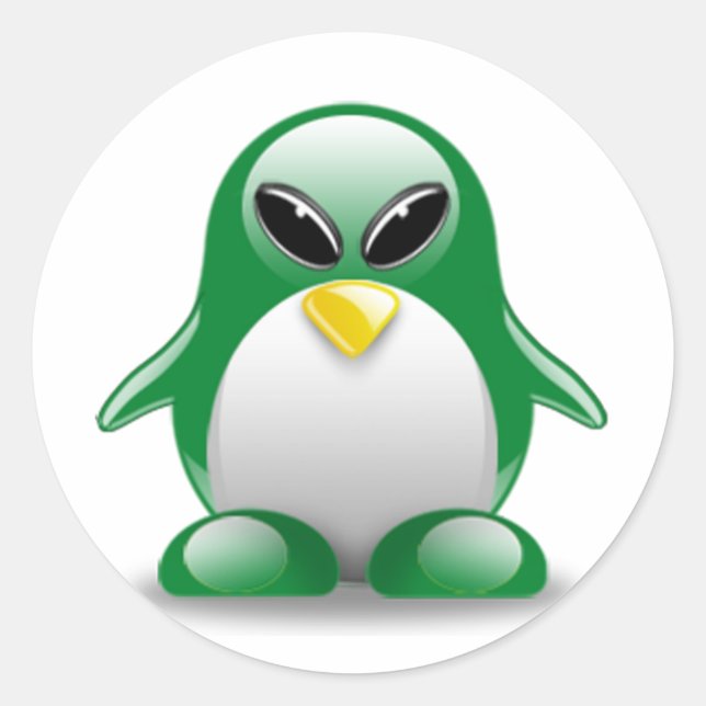 Sticker Rond Alientux (Devant)