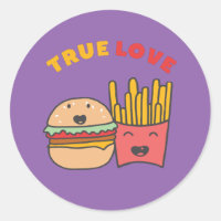 Alimentation amusante Puns True Love Like Burger a