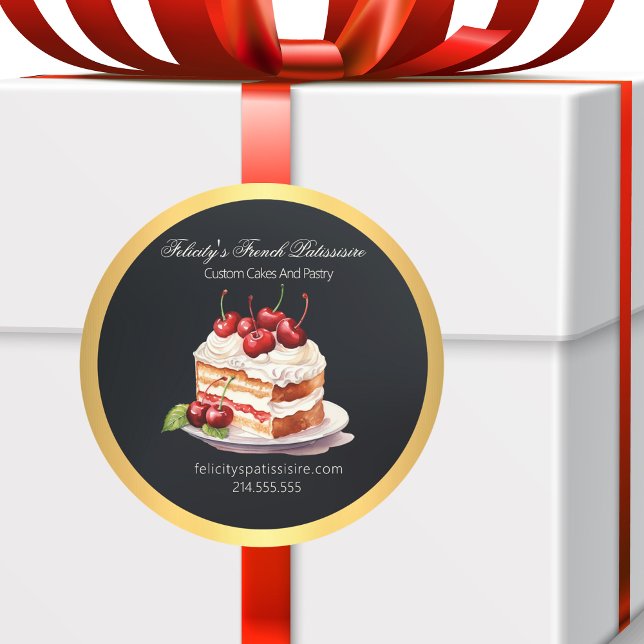 Sticker Rond Alimentation/boulangerie tendance Affaires/marketi (Créateur téléchargé)