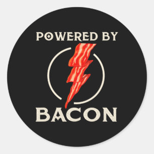 Sticker Rond Alimenté Par Bycon - Bycon Lover Barbecue Grillage