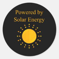 Alimenté Par L'Énergie Solaire