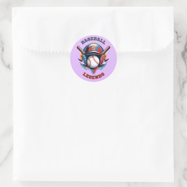 Sticker Rond All-Star Spirit : Classique Baseball Essentials Sp (Sac)