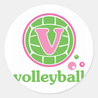 Sticker Rond Allaire Volleyball