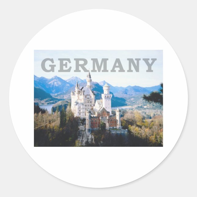 Sticker Rond Allemagne (Devant)