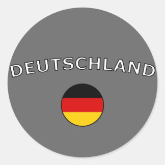 Sticker Rond Allemagne