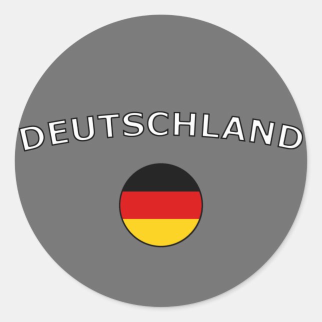 Sticker Rond Allemagne (Devant)