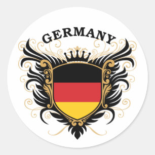 Sticker Rond Allemagne