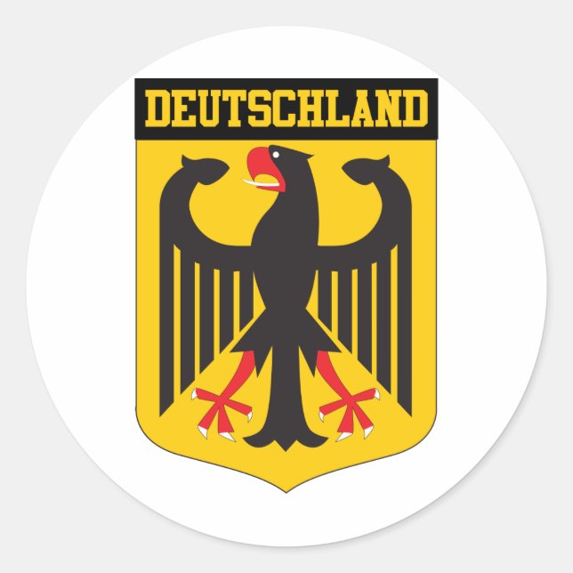 Sticker Rond Allemagne (Devant)