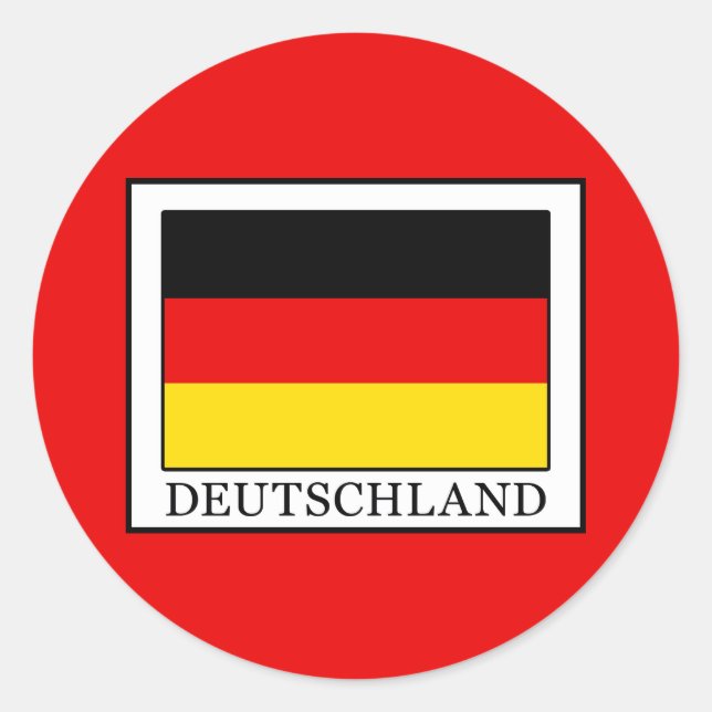 Sticker Rond Allemagne (Devant)