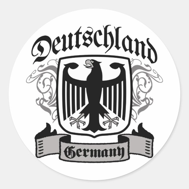 Sticker Rond Allemagne (Devant)