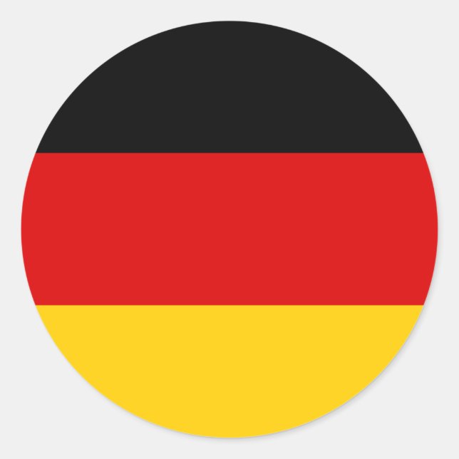 Sticker Rond allemagne (Devant)