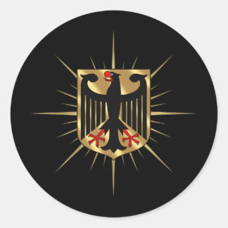 Sticker Rond Allemagne Aigle badge Allemagne Soccer Cadeaux