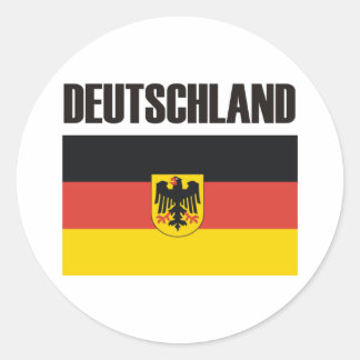 Sticker Rond Allemagne Deutschland Produits & Designs!