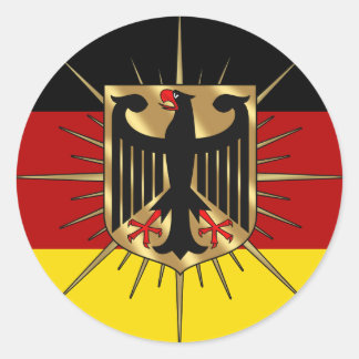 Sticker Rond Allemagne Fussball Deutschland Champions du Monde